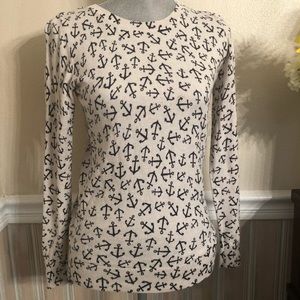 Old Navy Navy Anchor Sweater